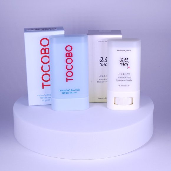 TOCOBO Cotton Soft SunStick + Beauty of Joseon Matte SunStick / SunSticks Pack!! - Picture 6 of 6